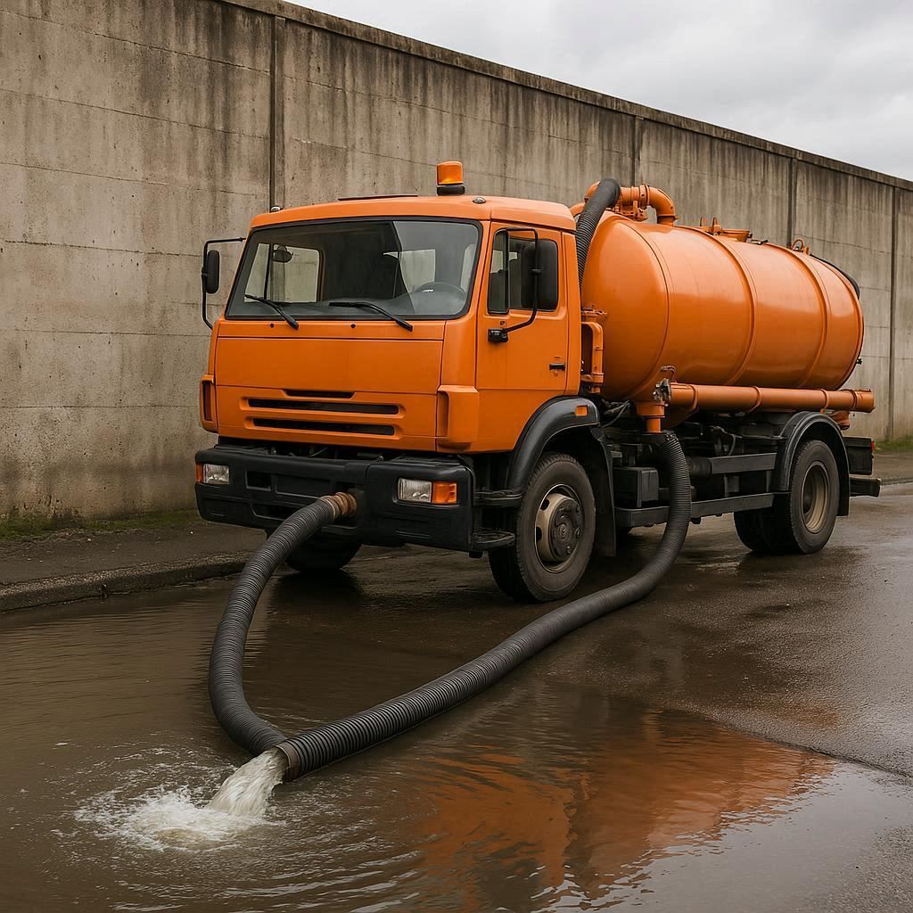 Откачка воды в Красноармейске