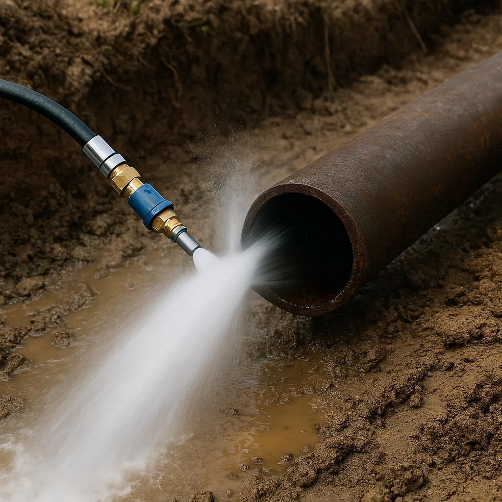 Гидродинамическая прочистка водопроводных труб в Красноармейске