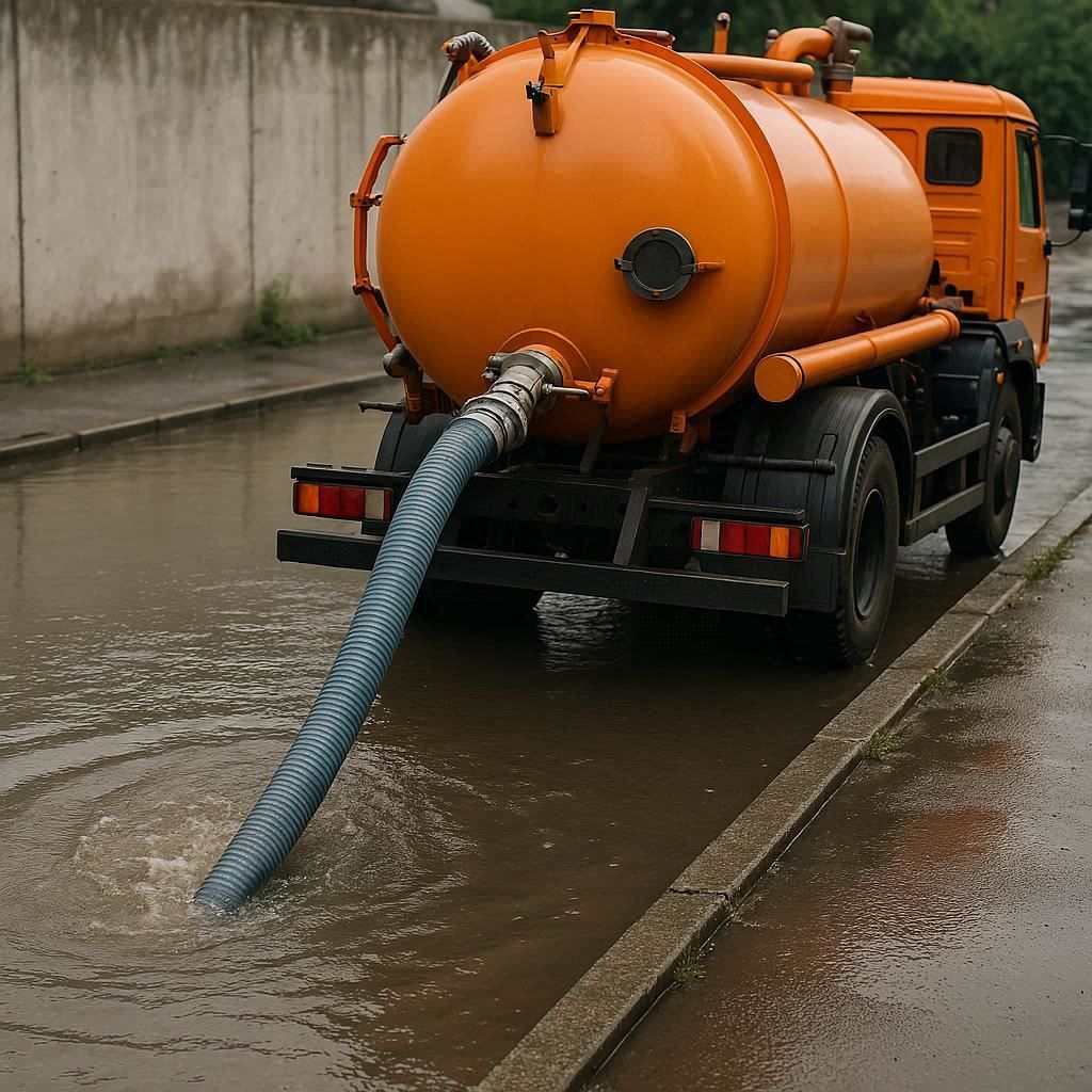Откачка воды в Красноармейске
